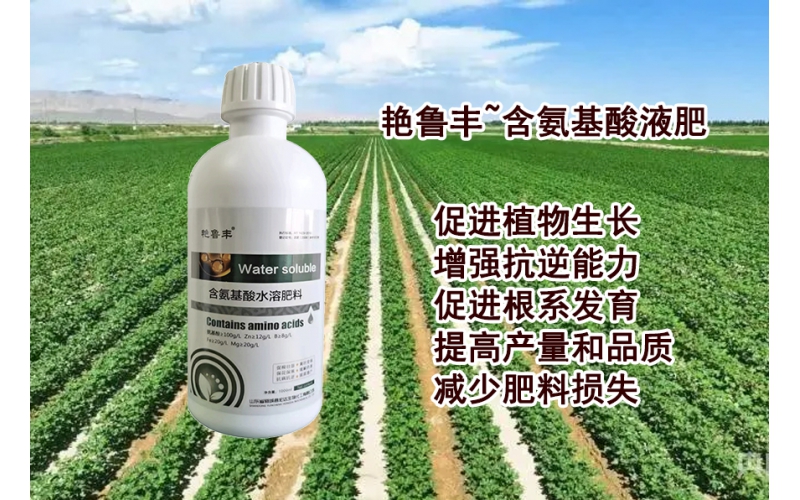 艷魯豐~含氨基酸液肥—促進植物生長、增強抗逆能力、促進根系發育、提高產量和品質、減少肥料損失