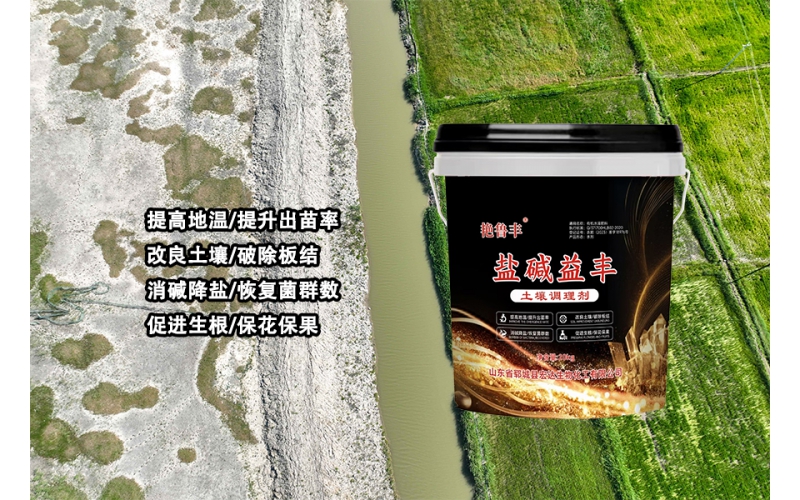 鹽堿益豐—提高地溫/提升出苗率-改良土壤/破除板結(jié)-消堿降鹽/恢復(fù)菌群數(shù)-促進(jìn)生根/保花保果